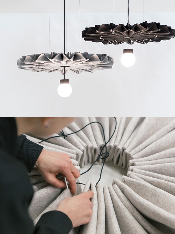 Immagine contenente lampade di design di un progetto o in vendita presso Casa delle lampadine